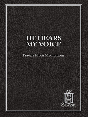 cover image of He Hears My Voice